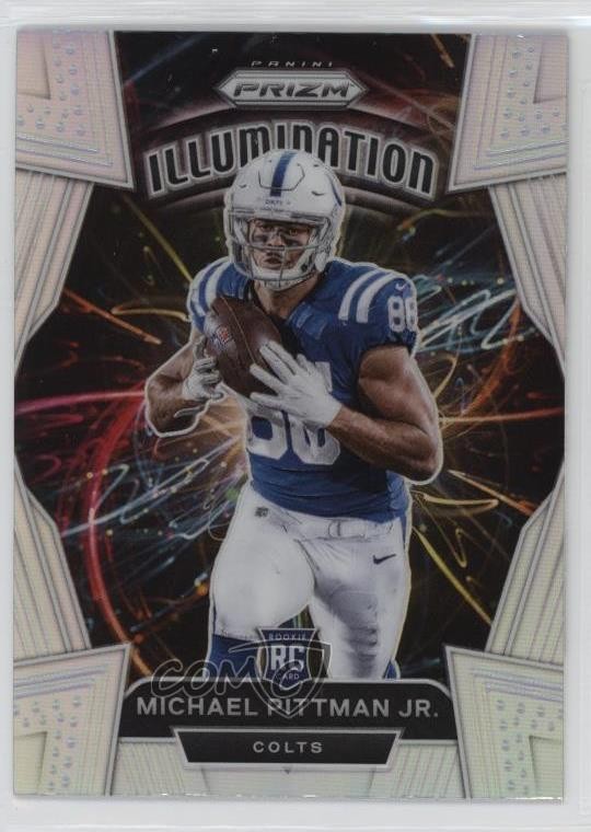 2020 Panini Prizm Illumination Michael Pittman Jr #15 Rookie RC 3hd