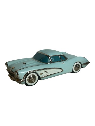 Corvette Auto Skulptur Robert Toth 11” blau 1950’s 60’s Vintage signiert Kunst - Bild 11 von 19