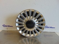 Fiat 500 Alloy wheel 07-16 6Jx15 4x98 18 spoke ET35 rim 51845435 Silver B