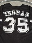 Frank Thomas Autographed/Signed Jersey Beckett Black Custom Jersey