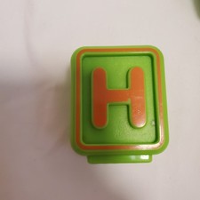 Vtech alphabet train Letter Replacement H Replacement Green Orange Hat Tile
