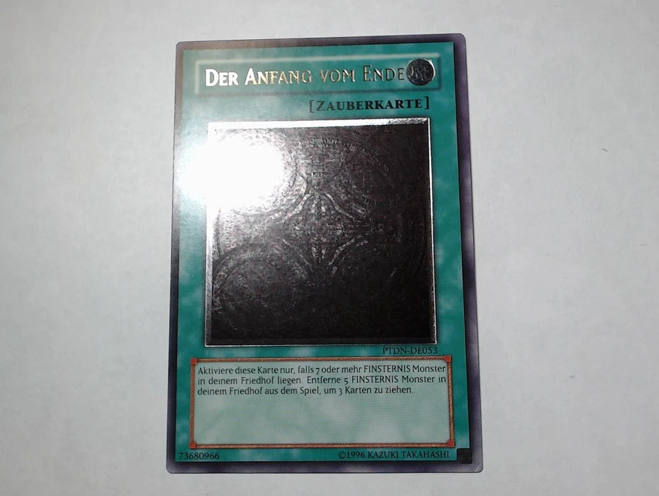 Yugioh DER ANFANG VOM ENDE , ptdn-de053 Ultimate Rare deutsch Near Mint - Bild 3 von 4