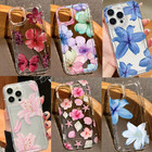Flower Lily Hibiscus Clear Phone Case for iPhone 16 15 14 13 12 11 17 X 7-8 Pro