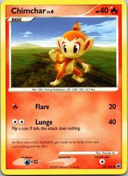 Chimchar 56/100 Majestic Dawn Common