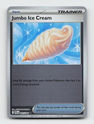 Jumbo Ice Cream 091/094 Uncommon PFL Phantasmal Flames Pokemon Reverse Holo NM/M
