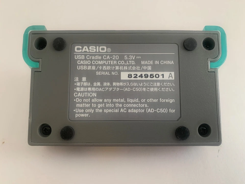 Casio CA-20 Exilim Docking Station USB Charging Sync Cradle w/ OEM Power Cord - Image 4 of 4