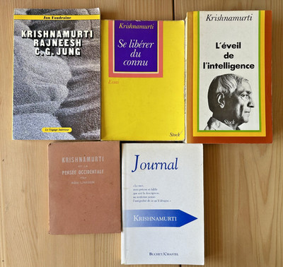Krishnamurti * Konvolut 3/4 mit 5 Titeln * Verlage & verschiedene Daten