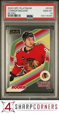 2023 UPPER DECK O-PEE-CHEE PLATINUM RETRO #R100 CONNOR BEDARD RC PSA 10
