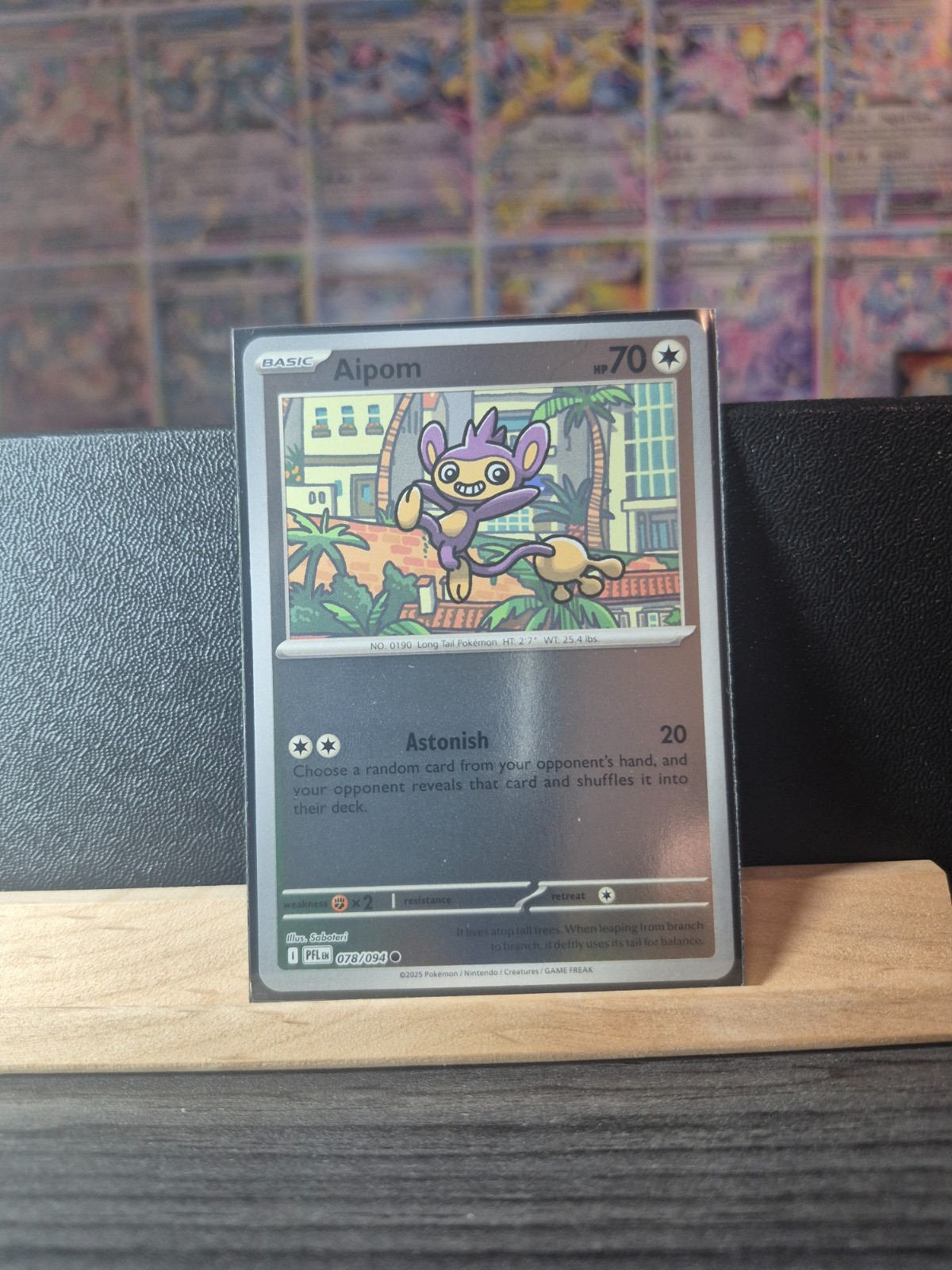 Pokemon - Aipom #78 Reverse - Phantasmal Flames