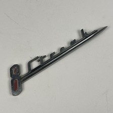 Vintage Pontiac 1948 1949 Silver 8 Streak Emblem 510560