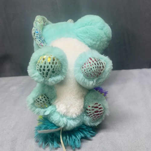 Dinosaur With Fluffy Tail Plush Stuffed Animal Toy Colorful Soft - Picture 23 of 24