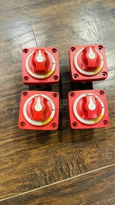 Blue Sea Systems Dual Battery Switch 6011 Marine Boat M-Series - Lot Of 4
