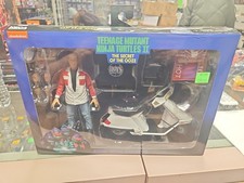 NECA Teenage Mutant Ninja Turtles II The Secret of the Ooze - Keno w  Scooter