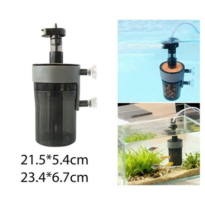Kompakter Aquariumfilter, einfache Installation, reinigt und