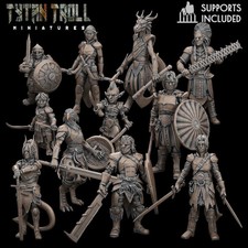Female Heros of the Races Miniature