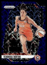 2024-25 Panini Prizm WNBA Blue Lazer Veronica Burton Connecticut Sun #35