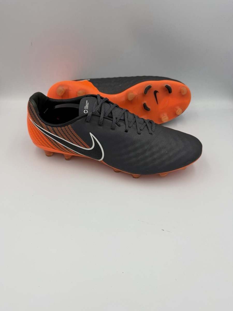 NIKE Magista Opus Ⅱ FG 26cm Nike Magista Opus 2 FG Elite Kanga Lite Gray Orange US10 UK9 EUR44