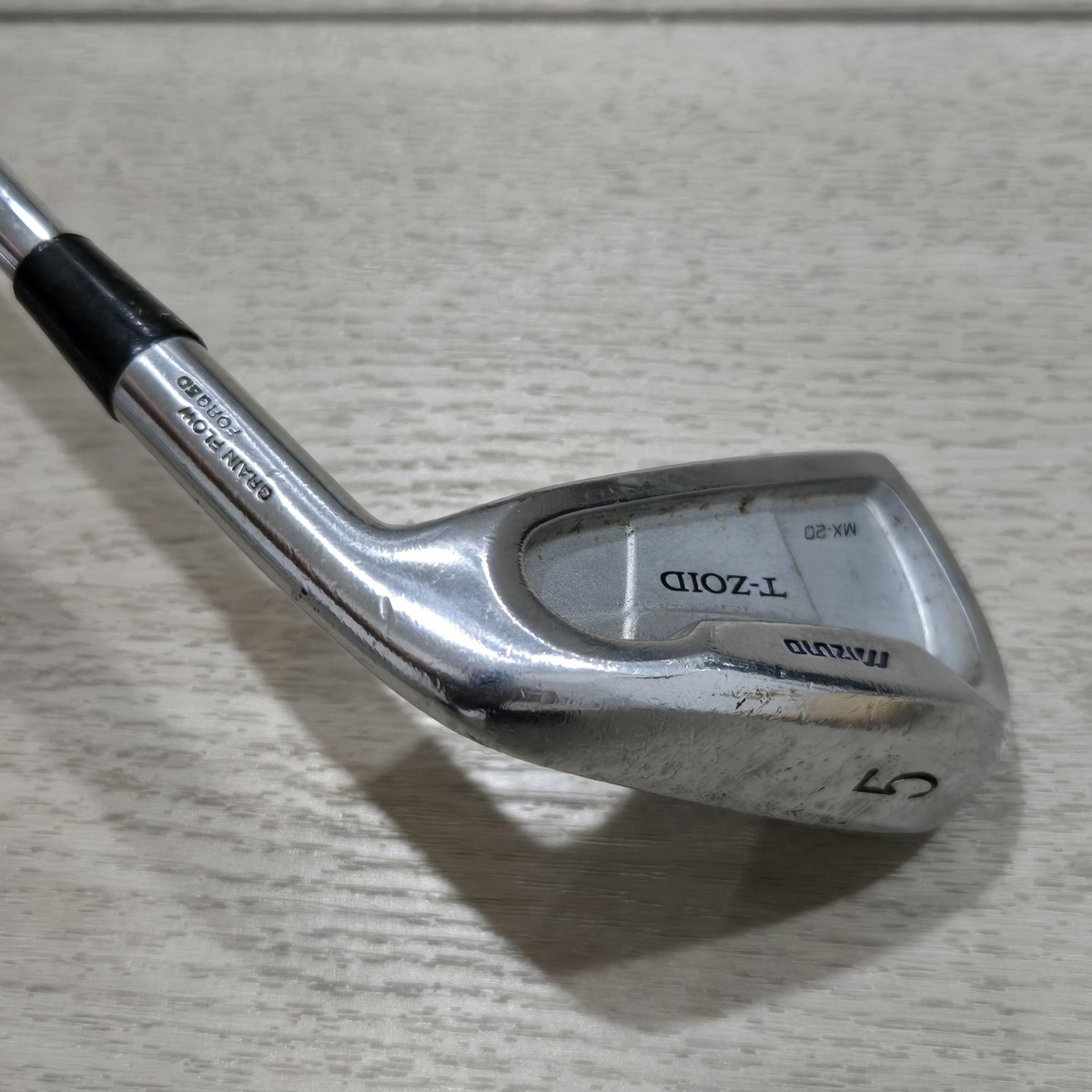 Mizuno T-ZOID MX-20 Iron Set 5-9 Mens Right Hand Steel Grain Flow