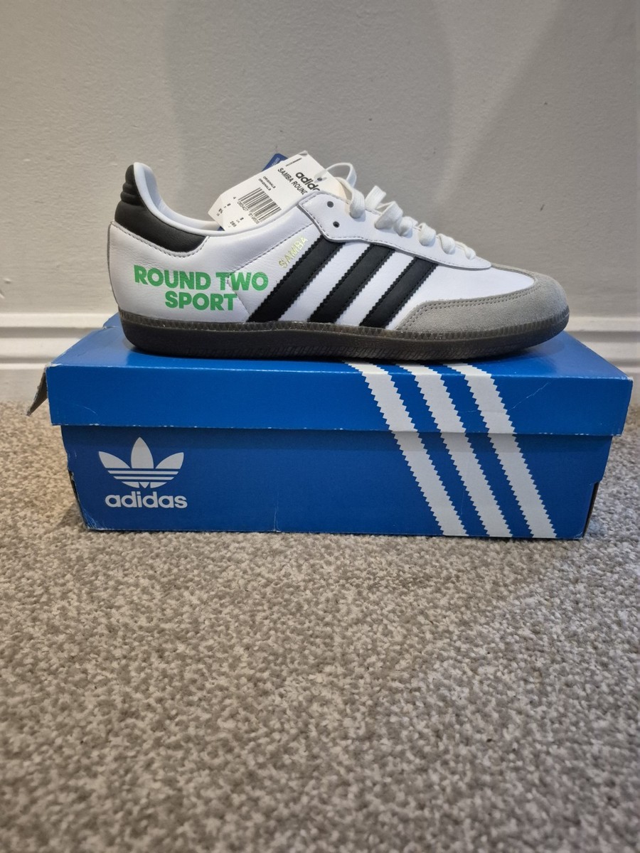 ADIDAS SAMBA OG 'ROUND TWO SPORT' * WHITE / BLACK / GREY / GREEN * GX7152 *  UK 8 | eBay UK