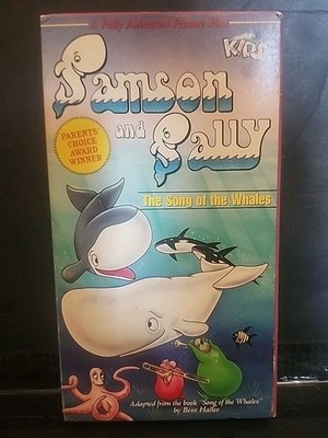 Samson and Sally, The Song of the Whales, VHS, 1991, Kids, Family, Video Tape