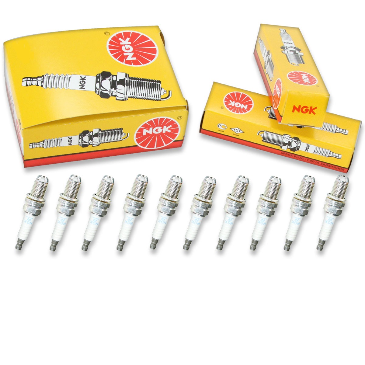 10 pc NGK 6993 BKR6EKU Standard Spark Plugs for FGR8LDP0 FGR7DDP 94709-00405 pl