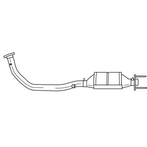 Catalyseur Sigam 13164 avant pour Fiat en acier inoxydable haute résistance