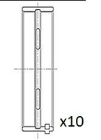 Fai Autoparts BM1025-STD Kurbelwellenlager FüR Opel Vauxhall Fiat Saab Suzuki
