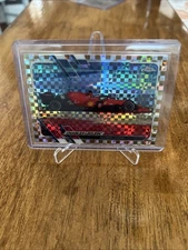 2021 Topps Chrome F1 Cars Charles Leclerc #106 Gold Checker Flag Refractor /50