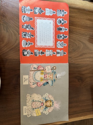 Hallmark Doll Collectors Album 1948 Land of Make Believe Vintage Cards complete - Picture 2 of 7