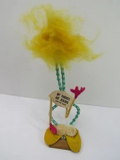 Vintage Unique Novelty Item Jealous Bald Parents Russ Berrie & Co. Hairy GUC