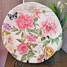 Michel Design Works Botanical Melamine Large Serving Tray, Multicolor 18 inches