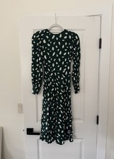 Reformation Women’s Green Long Sleeve Midi Dress Size 0