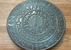 VTG Frankoma Pottery Sequoyah Cherokee Alphabet Terracotta 6” Trivet 1828 7TR