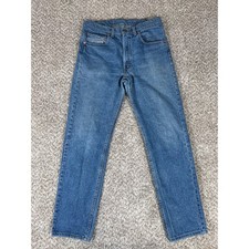 Vintage Levis 505 Jeans Mens 32x30 Blue Straight Leg 90s Made in USA Medium Wash