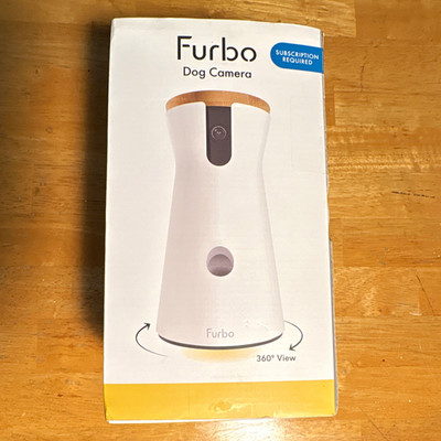 Furbo Dog Camera with 360° View & Treat Dispenser, iOS (Apple) Compatible