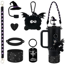 BELSITA Halloween Accessories Set - Black Devil Witch standard, 7Pcs