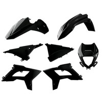 Polisport Kunststoffkit Schwarz-Beta RR 2T/4T FüR Motorrad Ersatzteile ZubehöR