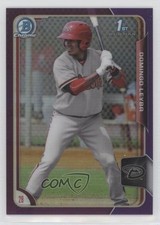 2015 Bowman Draft Chrome Purple Refractor 152/250 Domingo Leyba #67 0l2
