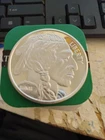 Silver Buffalo 1oz Round Nice .999 Fine Silver Sky Rocket Get It NOW!