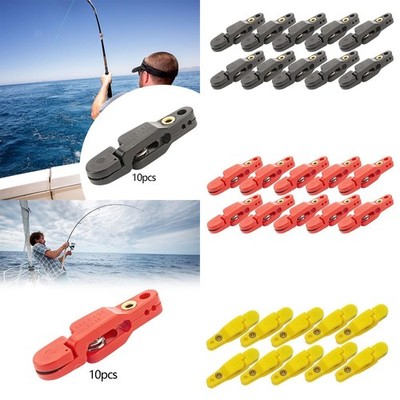 10 Stück Downrigger-Auslöseclips, Schnurauslöser-Ausrüstung, starke