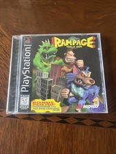 Rampage World Tour (PlayStation 1, 1997) CIB Tested and Working