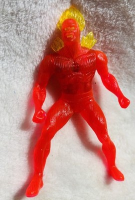 McDonald's 1996 Marvel Super Heroes # 8 Human Torch Figurine Fantastic Four