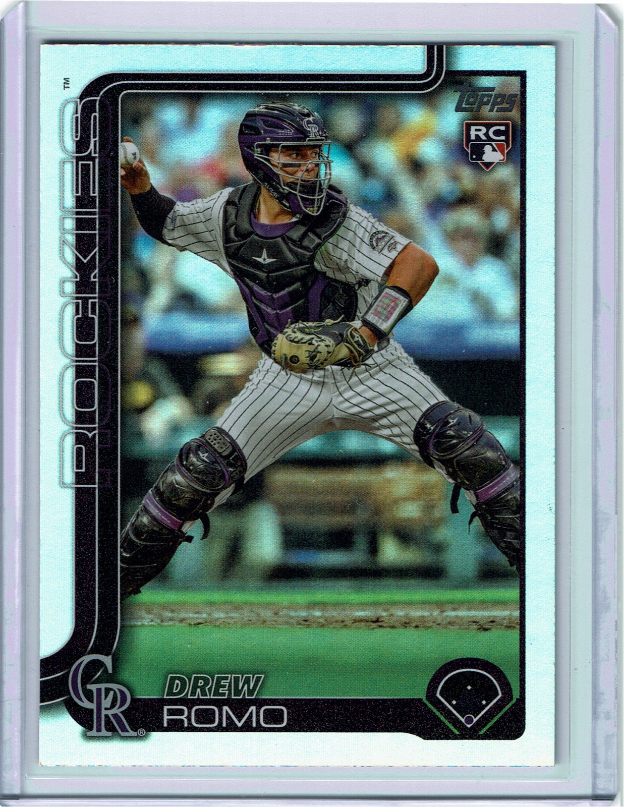 2025 Topps Series 1 - Drew Romo #296 Rainbow Foilboard (RC)