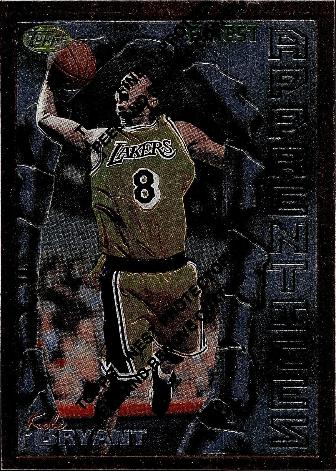 Kobe Bryant 1996 Topps Finest #74 Bronze - Base (No Coating) Price