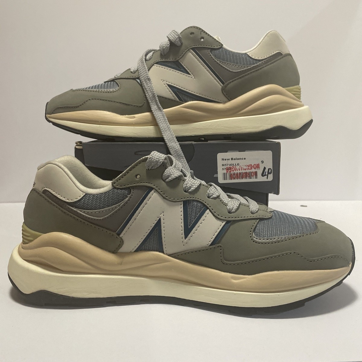New Balance 57/40 'Japan' Grey Khaki Men Running Shoes gym Rare