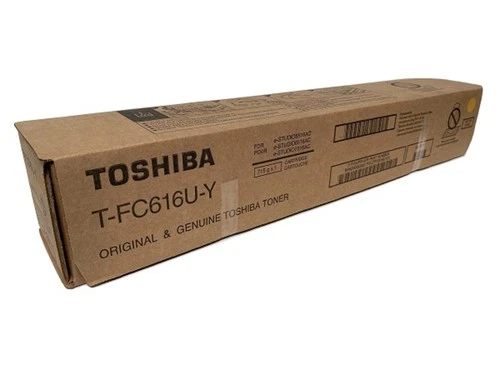 Genuine Toshiba T-FC616U-Y Yellow Toner Cartridge