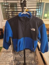 The North Face Youth Denali Fleece Jacket   Blue/Black   Size Small
