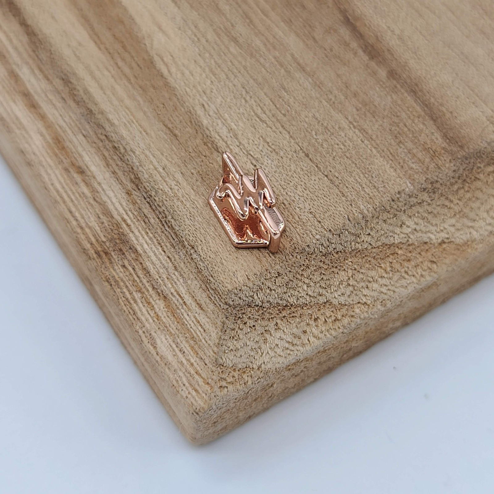 KEEP Collective Cursive M Initial Charm – Shiny R… - image 2