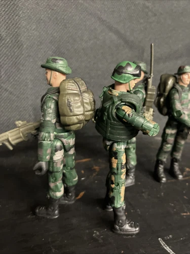 World Peacekeepers Power Team Elite Soldier Action Figures Lot of 4 1:18 B26 - Picture 8 of 8