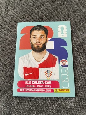 2026 #CRO 3 DUJE CALETA-CAR CROATIA GROUP L PANINI STICKER FIFA WORLD CUP 26 EXC